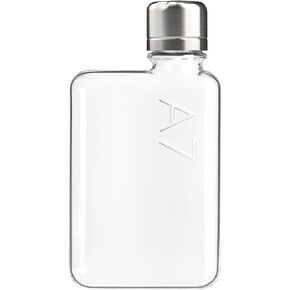 memobottle A6-12oz (375ml) - Compact Water Bottle For Bags & Small Pockets | BPA Free Tritan | Modern, Minimalist | For Gym & Work