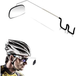 Accmor Bike Eyeglass Mirror, 360 Degree Adjustable Bicycle Cycling Rear View Wide Angle Mirror, Riding Accessories,1 Pack