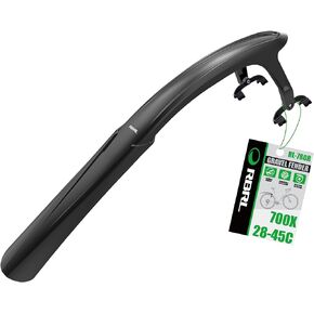 RBRL Bike Fender, Quick Release Bike fenders for Gravel and Road Bike, Adjustable Bicycle Fenders 28'', Full Cover Thicken & Widen, Rear Mud Guard for Tire Width: 28-45mm（Rear）