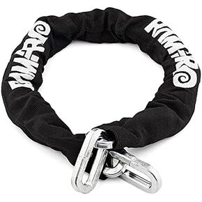 Ram Pro 3ft Heavy Duty Square Link Bike Chain Made with Hardened Steel Protected from Prying, Sawing, and Cutting Perfect for Protecting Bike and Properties