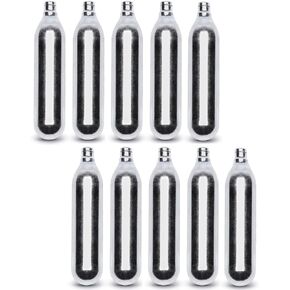 Byrna 12 Gram CO2 + Oiler Cartridges | 10 Count Pack | for Byrna LE/HDXL/SDXL and TCR - (9 CO2 + 1 Oiler Cylinders)