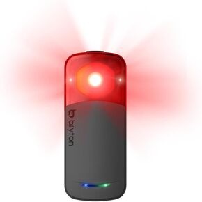 Bryton GARDIA R300L Cycling/Bike Radar with Tail Light, Visual and Audible Alerts for Vehicles Up to 207 Yards Away