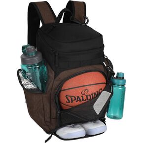 Basketball Backpack Large Sports Bag, Gym Bag with Ball Compartment and Shoe Compartment to Store Sports Shoes Water Bottles Laptops and Daily Necessities, Widely Used in Basketball, Soccer