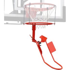 ProSlam Basketball Return Attachment, Heavy Duty Durable Steel Return System for Basketball - 180 Degree Rotatable Chute Shot Returner for 18" Rim Indoor and Outdoor【Product Patents】