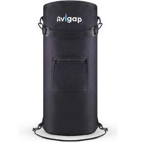 Boat Trash Can, 100% Odor & Leak Resistant, Portable, Reusable, 10-13 Gal Garbage Bag Snaps Inside, Easy to Install & Clean, Fishing, Sandbar, Kayak, Pontoon Boat Accessories