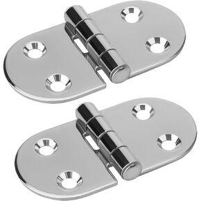 Stainless Steel Boat Hinges, Marine Grade Hatch Hinge 3" x 1.6" for Boats Yachts Door (2pcs)