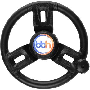 عجلة قيادة القارب العالمية BBH مع مقبض مقاس M 13-1/2 بوصة مقبض بولي يوريثان ناعم مقاوم للماء مع غطاء in Kuwait