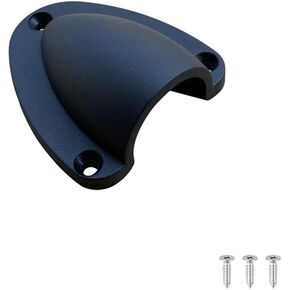 Marine Wire Cable Vent Cover with 3 Screws, Plastic Clamshell Vent Clam Shell Vent Cover for Boat Yacht