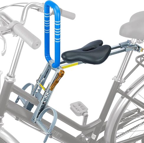 Child Bike Seat, Front Mount Kids Bike Seat,Fit Mountain Bikes, Cruiser Bikes, Folding Bikes, Ultra Light,Portable, Tool-Free, Quick-Release,Toddler Bike Seat for 2-6 Years(up to 60lbs) in Saudi Arabia