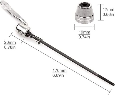 Tobefore Bike Trainer Quick Release Skewer Part Cycling Back Rear Wheel Tire Bicycle Repair Tools for Bicycle Indoor Training in Kuwait