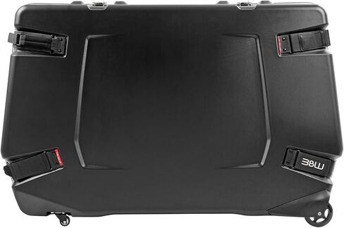 حقيبة الدراجة بي آند دبليو 2.0 | حقيبة كبيرة للسباق، الترياتلون، الدراجات الجبلية حتى 29 بوصة، مقبضان للسحب، مقبضان للحمل، أربع عجلات مدمجة للجري السلس، حافة من الألومنيوم مع زوايا معززة، أسود in Kuwait