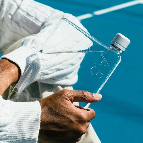 memobottle A6-12oz (375ml) - Compact Water Bottle For Bags & Small Pockets | BPA Free Tritan | Modern, Minimalist | For Gym & Work in Saudi Arabia