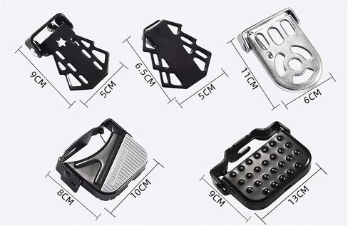 1 زوج أوتاد الدراجة أوتاد الدراجة دواسات القدم الرجعية العالمي الصلب 13 × 9 سنتيمتر المقاعد الخلفية تقف الركاب يدعم in Kuwait