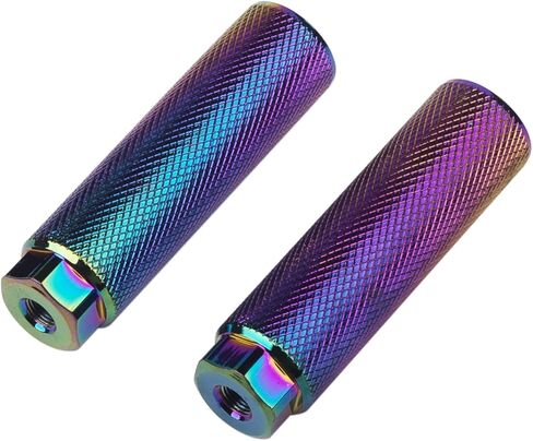 KINSPORY 3/8 بوصة - 26 سنًا من سبائك الألومنيوم للدراجة أوتاد المقاعد الخلفية حزمة من 2 (قوس قزح) in Kuwait