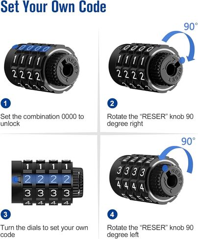 قفل سكوتر NDakter لسكوتر Xiaomi Mijia Segway Ninebot الكهربائي، كابل قفل الدراجة، مجموعة قفل الدراجة، قفل كلمة مرور آمن ملفوف قابل لإعادة الضبط بطول 4 أقدام مع دعامة تثبيت، قطر 1/3 بوصة in Kuwait