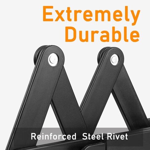 قفل دراجة قابل للطي من ROZZWILD مكون من 4 أرقام مضاد للسرقة وشديد التحمل من سبائك الصلب وطبقة مضادة للخدش ومقاومة للماء ومضادة للصدأ وقفل سلسلة قابل للطي للدراجات الهوائية والسكوتر مع دعامة تثبيت in Kuwait