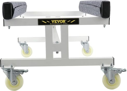 Watercraft PWC Dolly، حامل جت سكي، مقطورة تخزين قارب بعرض قابل للتعديل مع أربع عجلات وفرامل، عربة مائية لقارب صيد التزلج على الجليد in Kuwait