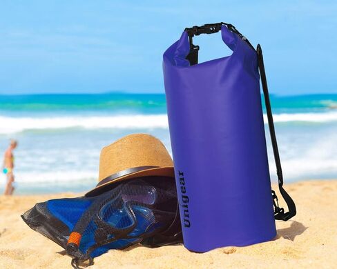 حقيبة Unigear الجافة مقاومة للماء، 2L/5L/10L/20L/30L/40L حقائب عائمة وخفيفة الوزن للتجديف وركوب القوارب وصيد الأسماك والسباحة والتخييم مع حافظة هاتف مقاومة للماء in Kuwait