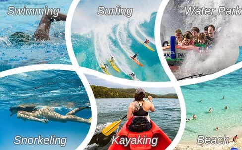 Waterproof Waist Pouch 2-Pack | Beach Accessories Dry Bag Waterproof Fanny Pack for Swimming Snorkeling Sailing Kayaking Beach Pool Water Parks | Keep Your Phone Wallet Safe and Dry in Saudi Arabia