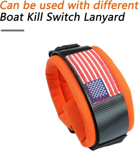 GZZTORES Boat Kill Switch Wrist Strap,Universal Jet Ski Lanyard Floating Wrist Replacement Adjustable Wrist Strap in Kuwait