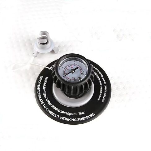 Barometer Kayak Air Pressure Gauge,Inflatable Boat raft Pressure Gauge with Air Valve Connector 2 BAR/ 29 PSI in Kuwait