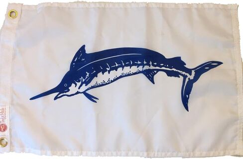 Taylor Made Products, Fisherman's Catch Flag, Fish Pennant, Nylon, 12 inch x 18 inch in Saudi Arabia
