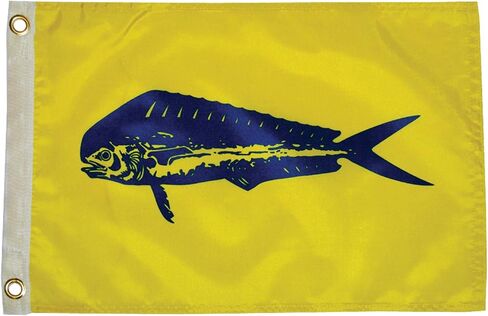 Taylor Made Products, Fisherman's Catch Flag, Fish Pennant, Nylon, 12 inch x 18 inch in Saudi Arabia