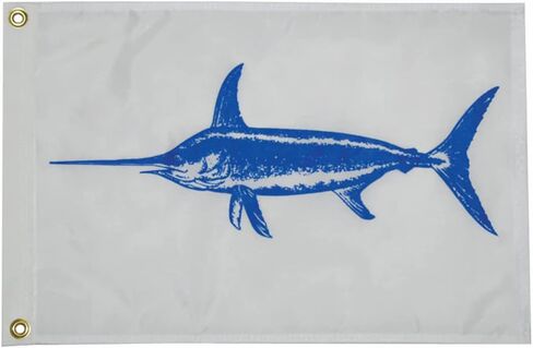 Taylor Made Products, Fisherman's Catch Flag, Fish Pennant, Nylon, 12 inch x 18 inch in Saudi Arabia
