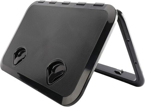 YaeMarine 24" x 14" Deck Access Hatch & Lid Marine Caravan RV (353mm x 606mm) (Black) in Saudi Arabia