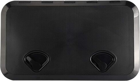 YaeMarine 24" x 14" Deck Access Hatch & Lid Marine Caravan RV (353mm x 606mm) (Black) in Saudi Arabia