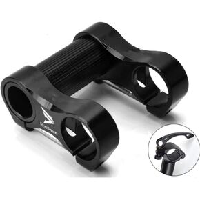 Bicycle Stem, 25.4mm Folding Bicycle Stem Bicycle Handlebar Stem Aluminum Alloy Stem 25.4mm*45mm