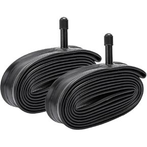 2-PCS 27x1 1/4 Heavy Duty Bike Tubes AV32mm Schrader Valve 27x1 3/8 Bicycle Tubes 28/35-630 Inner Tubes Compatible with 27x1 ¼ 27x1 3/8 27x1 3-8 28-630 35-630 Bike Bicycle Tire Tubes
