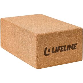 Cork Yoga Block - Sustainable Home Gym Workout Equipment for Yoga, Pilates and General Fitness
