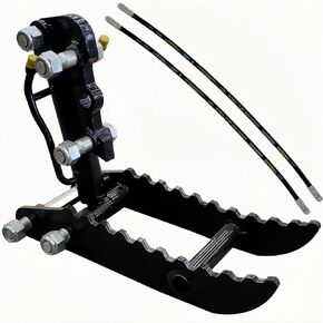 Attachments Hydraulic Thumb Clip Attachment for Mini Excavators Digger Machinery Machine Track Crawler with 2 Hydraulic Hoses Fit for Small Digger up to 3 tons