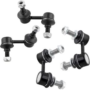 4Pcs Suspension Kit Front & Rear Sway Bar End Links Stabilizer Bar End Link Fit For Nissan Pathfinder 2005 2006 2007 2008 2009 2010 2011 2012 Replace# K80470 K80471 K750037 K750038