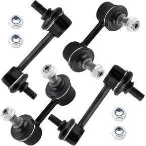 4Pcs Front & Rear Stabilizer Sway Bar End Links Set Fit For Chevrolet Prizm 1998-2002, For Geo Prizm 1993-1997, For Toyota Celica 1994-1999, For Toyota Corolla 1993-2002 Replace# K90124 K9545
