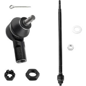 2Pcs Front Inner and Outer Tie Rod Ends Kit Fit For Honda Civic 2001 2002 2003 2004 2005, For Acura EL 2001-2005 1.7L Sedan Coupe Replace# ES3581 EV469