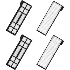 4 Pack Replacement Washable Filter for Eufy Vacuum: Vacuum Filter X10 Pro Omni Vacuum, Washable Filter Robotic Vacuum Accessories Kit for X10（4 Pack）
