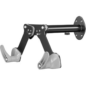 teraysun Bike Wall Mount, Adjustable Horizontal Storage Rack, Bike Hanger for 1 Bicycle Garage Safe and Secure Hook Road, Mountain or Hybrid Bikes, Load Capacity 66lb