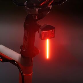 Bike Rear Light USB Rechargeable Bike Lights 5 Light Mode Options for Bike Helmet Backpack LED Lamp Safety Warning Light