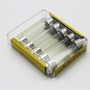 Bussmann AGC-5-R AGC Series Fuse, Fast Acting, 5 Amp, 250V, Glass Tube, 1/4" x 1-1/4", Rohs Compliant (Pack of 5)