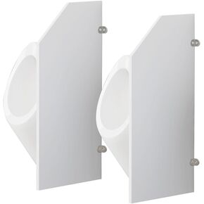 Public Toilet Partition for Men's Durable Wall-Mounted Men's Urinal Privacy Screen - Public Toilet Partition for Kindergartens, school，Shopping Malls, and Public Places 35.43x15.74x0.63 inch 1PCS