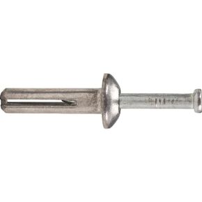 02806 1/4-Inch by 3/4-Inch Mushroom Head Zamac Nailing with Carbon Steel Nail , 100 Per Box