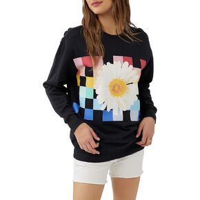 O'NEILL Womens Choice Crewneck Sweatshirt, Washedblk