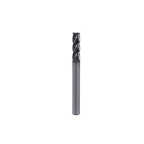 1/8'' Carbide Square Nose End Mill, 4 Flute CNC Milling Bits Set for Steel, Aluminum, Copper & More, HRC55, AlTiNX Coating, 1Pc