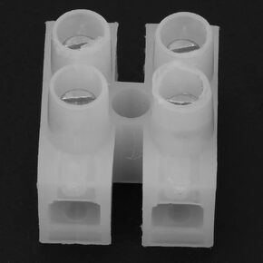 10Pcs Screw Terminal Block, 2 Position Wire Connectors Quick Connect Terminal 450V 10A Clamp Wire Terminal Wiring for Small Home Projects and Electrical DIY