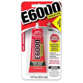 Eclectic E6000 Premium Clear Adhesive With Precision Tips-1oz