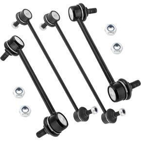 4Pcs Suspension Kit Front & Rear Stabilizer Sway Bar End Links Driver Passenger Fit For Mazda Protege 2001-2003, For Mazda Protege5 2002-2003 (w/Sport Suspension) Replace# K80258 K80868