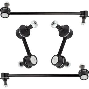 4Pcs Suspension Kit Front & Rear Sway Bar End Links Stabilizer Bar End Link Left Driver Right Passenger Side Fit For Nissan Quest 2004 2005 2006 2007 2008 2009 Replace# K80257 K80256 K80255