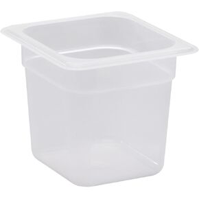 Food Pan 1/6 X 6" Polypropylene Translucent